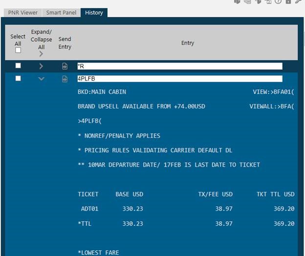 History Tab