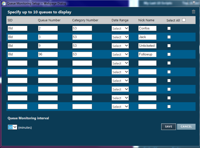 QSet Up
